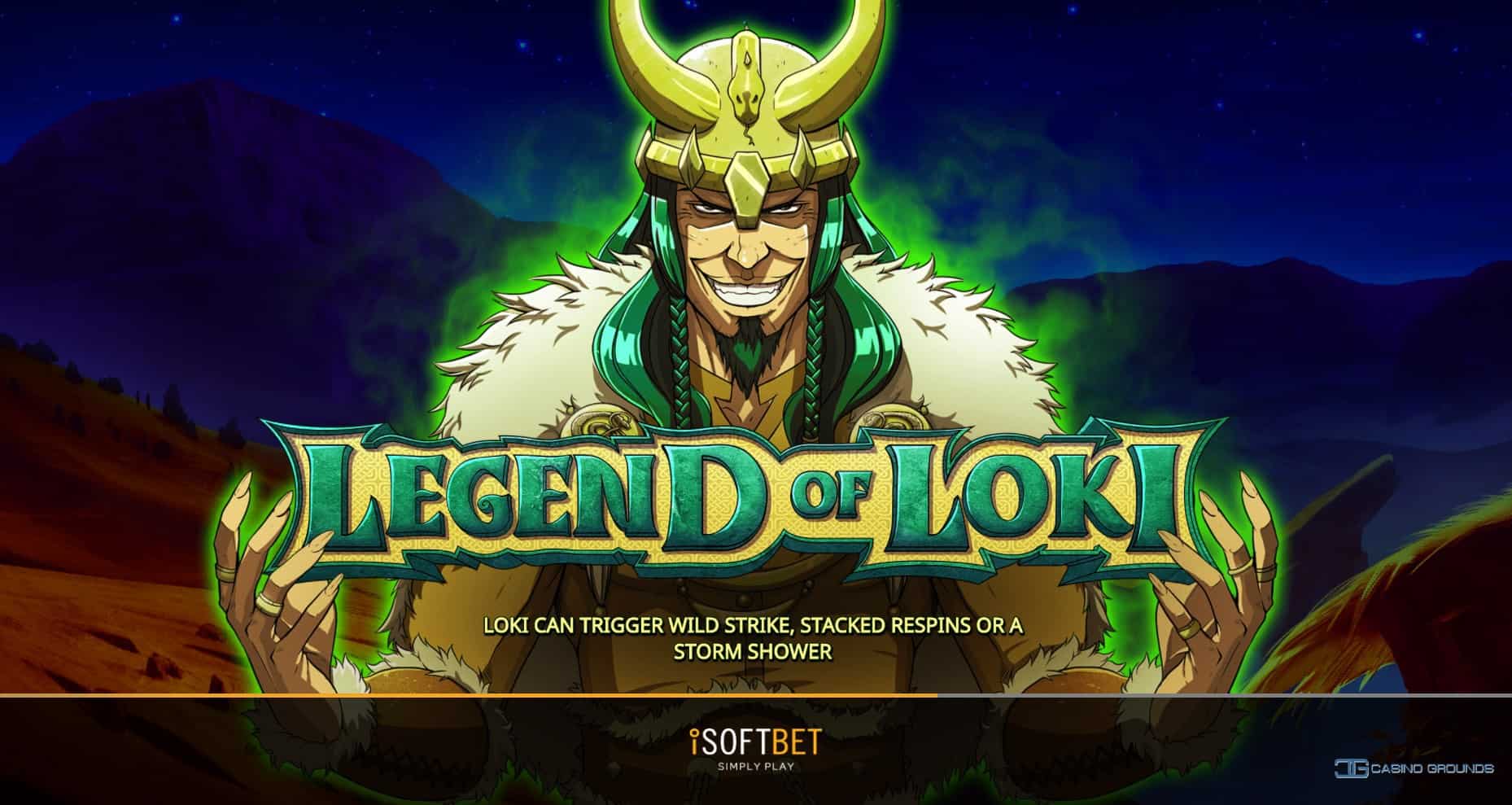 legend of loki slots game logo