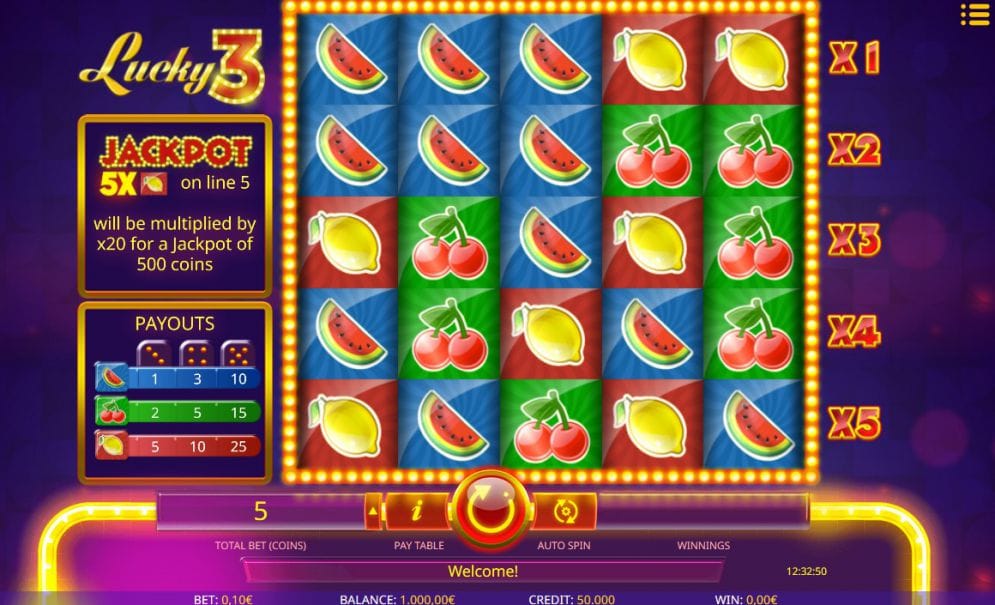 Lucky 3 Gameplay