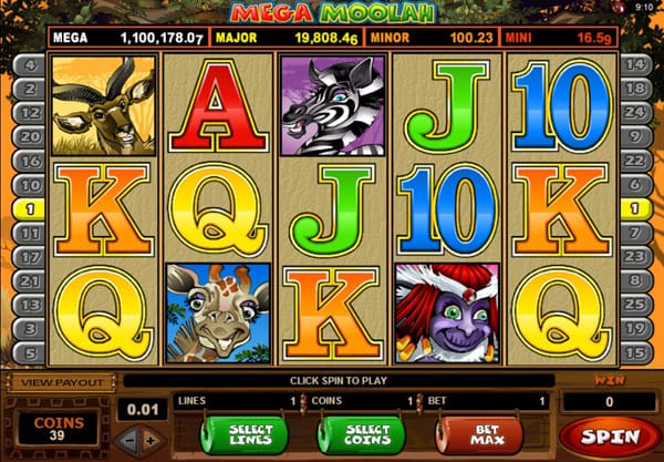 Mega Moolah Gameplay