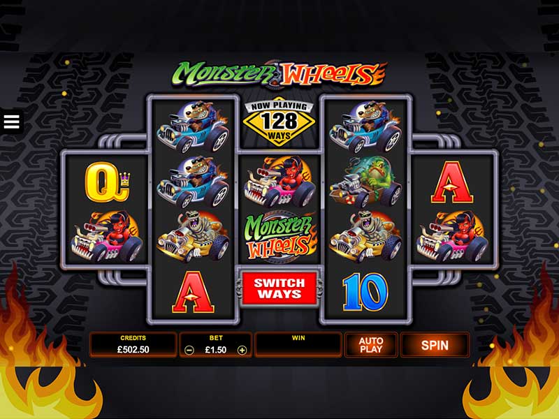 Monster Wheels Slot Game Gameplay