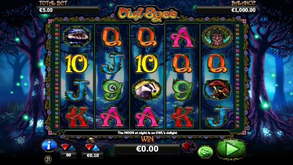 Owl Eyes Slots Game gameplay