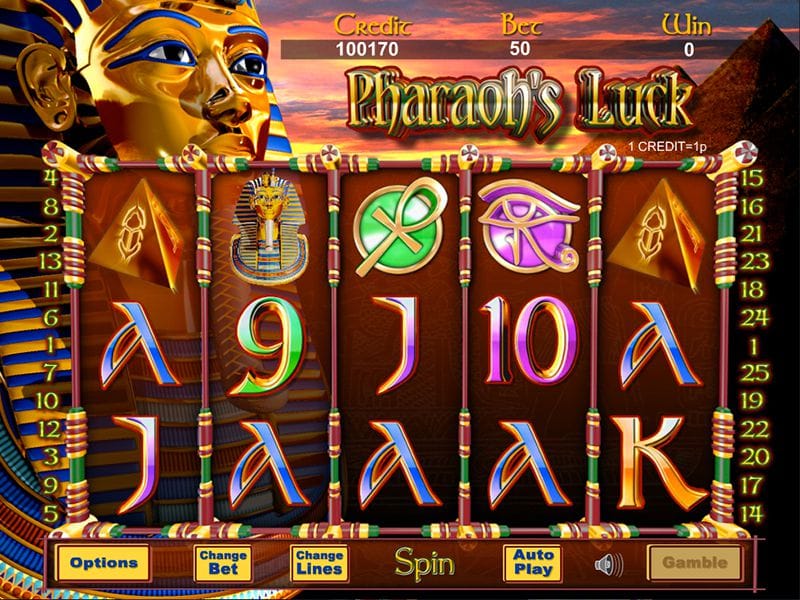 Pharaohs Luck Gameplay