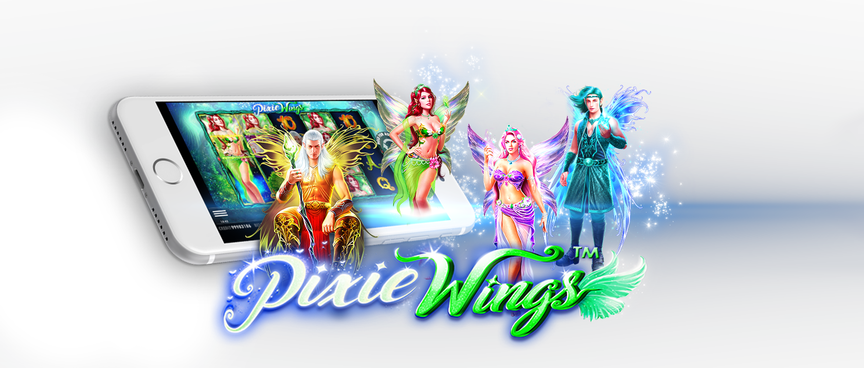 pixie wings slots game logo