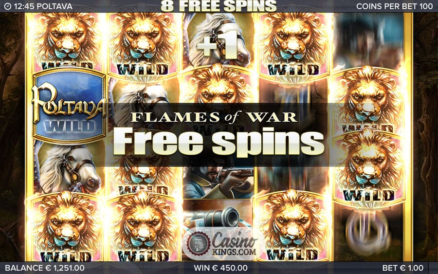 Poltova Free Spins