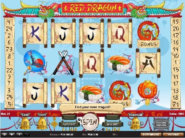 Red Dragon Slot Game Gameplay