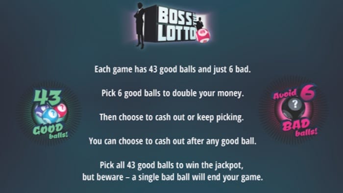 Boss The Lotto rules