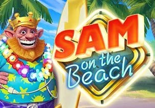 Sam on the Beach slots game logo