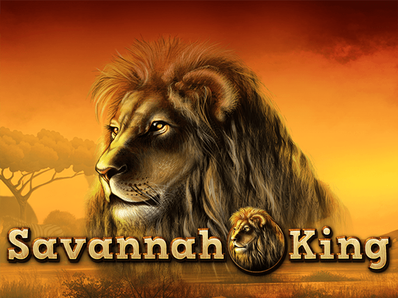 savannah king slots game logo