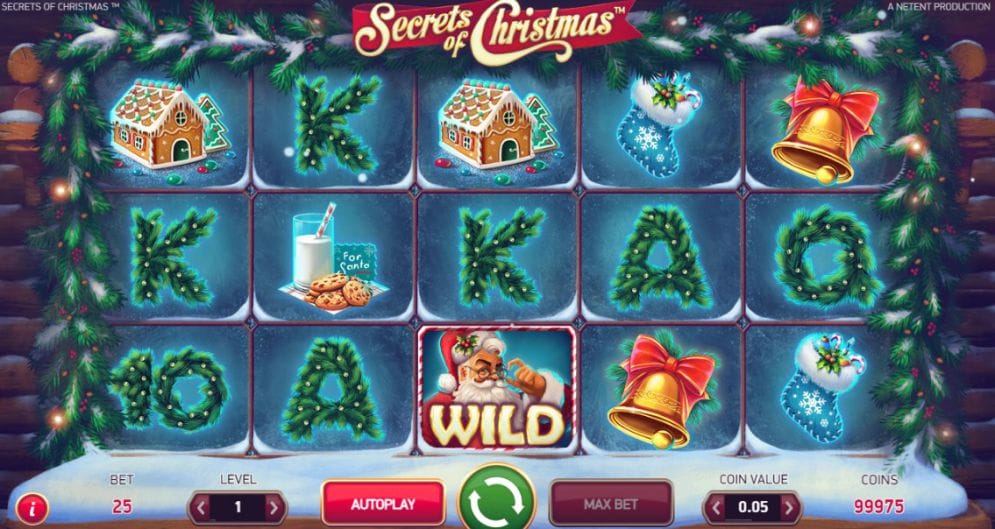 Secrets of Christmas Slots Game gameplay