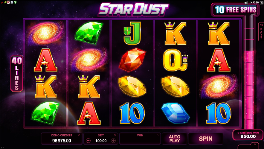 Stardust Slot Game Gameplay