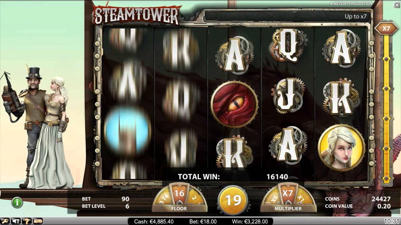 Steam Tower Gameplay