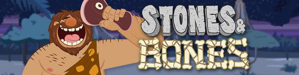stones and bones slots game logo