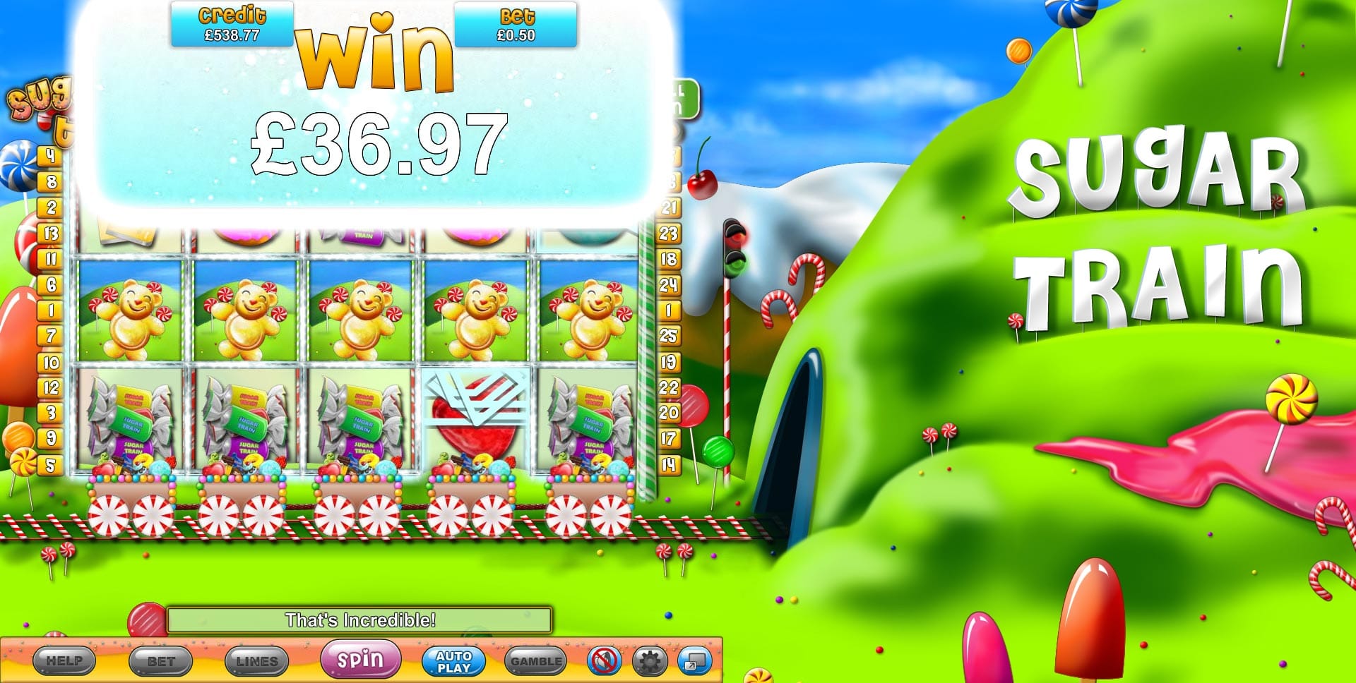 Sugar Train Win