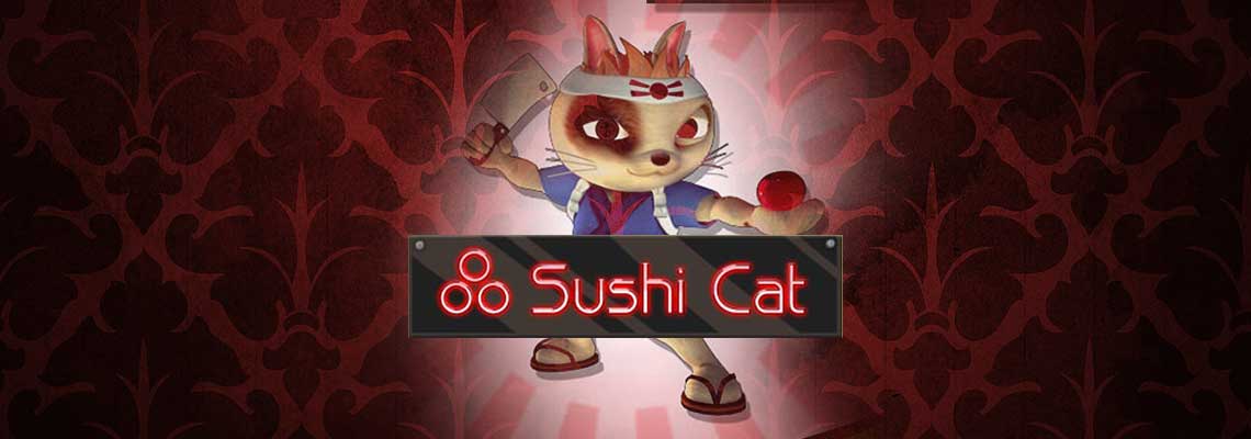 Sushi cat logo