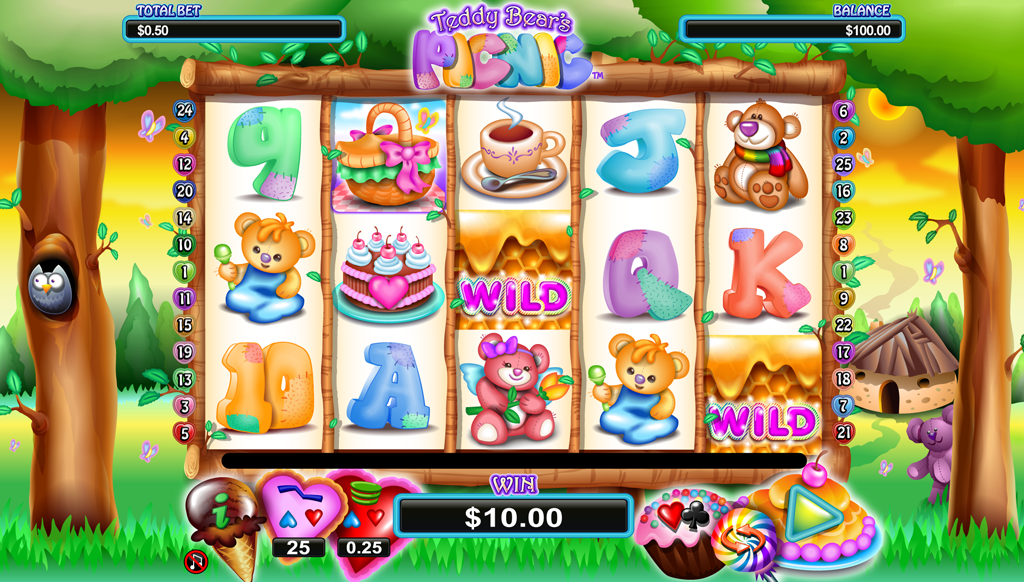 Teddy Bears' Picnic Screenshot Slot Game