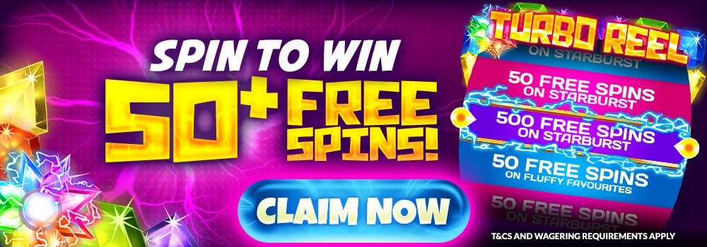 50 Free Spins - Slots Baby