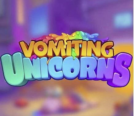 Vomiting Unicorns Slot Banner