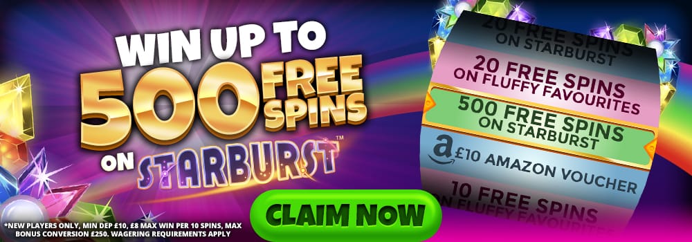 SlotsBaby Welcome offer 500 free spins
