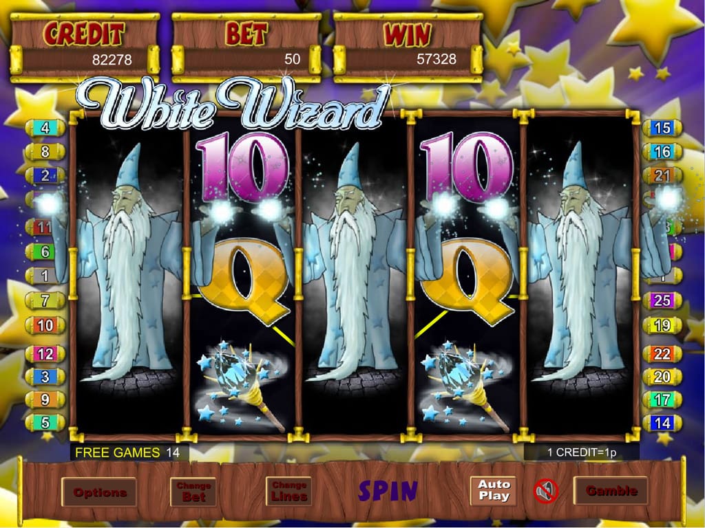 White Wizard Jackpot Screenshot
