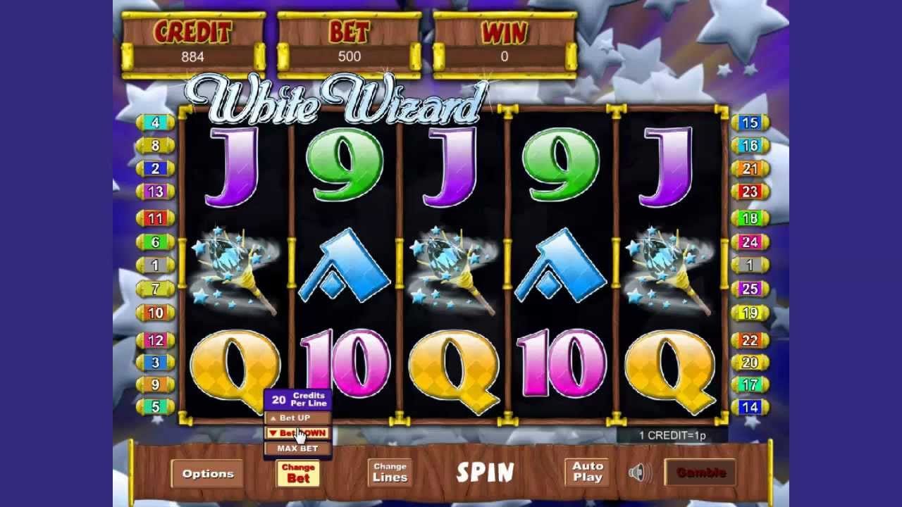 White Wizard Slots Game gameplay