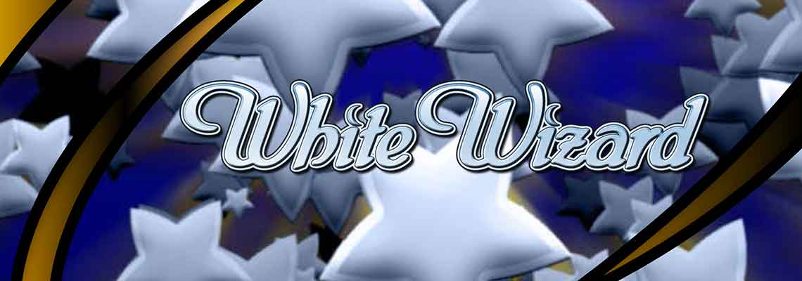 White Wizard Jackpot Logo