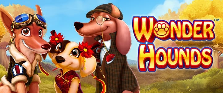 Wonder Hounds slots game logo